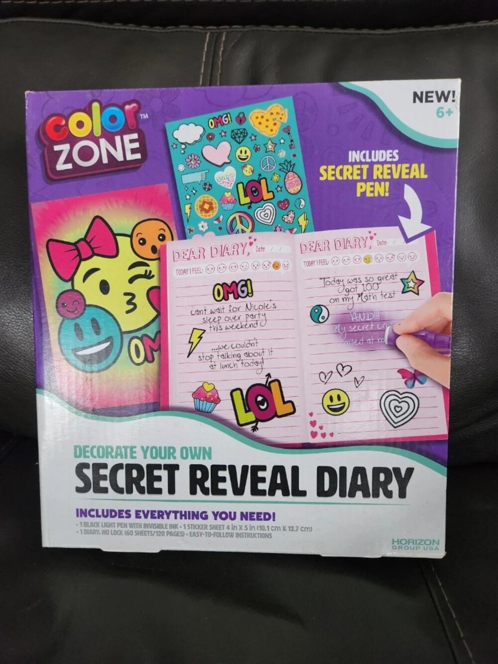 Color Zone Make Your Own Diary Journal Kit 8pc